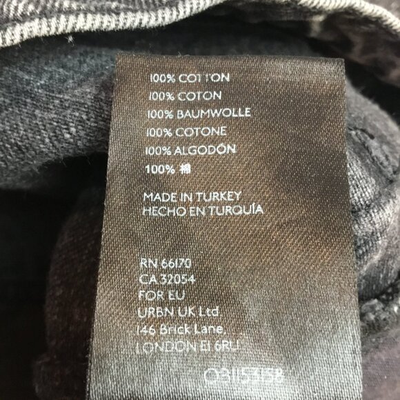 We the Free Womens Denim Wide Leg Jeans Mid-Rise Crop Size 26 - Picture 10 of 10